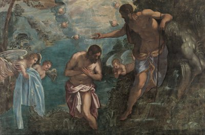 Batismo de Cristo, década de 1580 de Jacopo Robusti Tintoretto