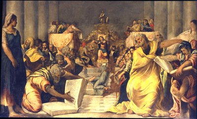 Cristo entre os médicos de Jacopo Robusti Tintoretto