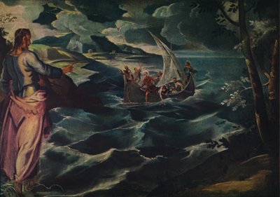 Cristo no mar da Galiléia, c1575-1580. de Jacopo Robusti Tintoretto