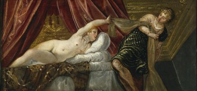 Joseph e Potifhars Esposa de Jacopo Robusti Tintoretto