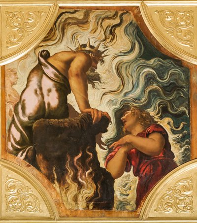Orfeu implorando Plutão (óleo sobre tela) de Jacopo Robusti Tintoretto