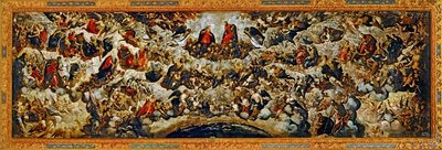 Paraíso ... (pintura sobre tela) de Jacopo Robusti Tintoretto