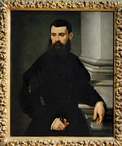 Retrato de um homem - Retrato de homem ... de Jacopo Robusti Tintoretto