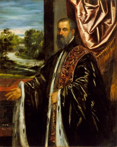 Retrato de Marino Grimani, 1578 de Jacopo Robusti Tintoretto