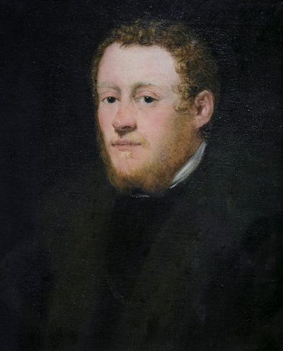 Retrato de um jovem de cabelo ruivo de Jacopo Robusti Tintoretto