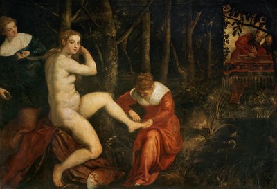 Suzanne au bain - Susanna no seu banho ... de Jacopo Robusti Tintoretto