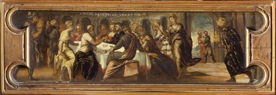 A festa de Belsazar. de Jacopo Robusti Tintoretto