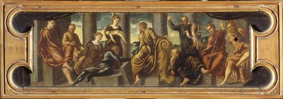 O julgamento de Salomão. de Jacopo Robusti Tintoretto