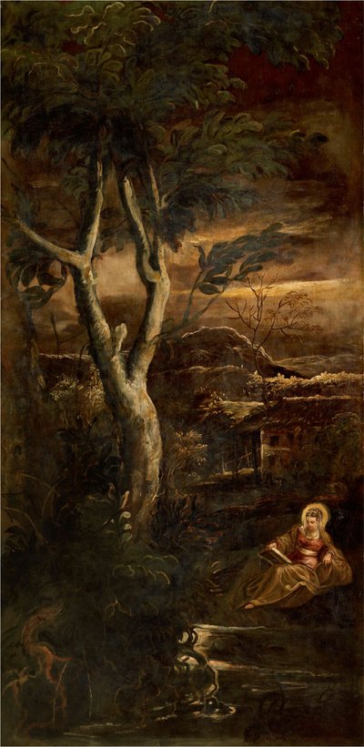 A leitura da Virgem, ca 1583. de Jacopo Robusti Tintoretto