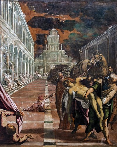 Transporte do Corpo de São Marcos de Jacopo Robusti Tintoretto