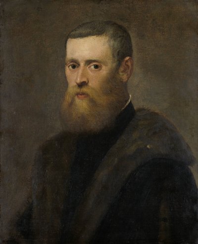 Retrato de um homem de Jacopo Tintoretto (circle of)
