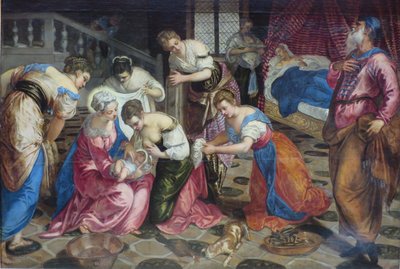 Nascimento de São João Batista de Jacopo Tintoretto