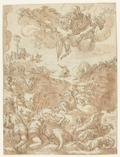Erguendo a Serpente de Cobre de Jacopo Tintoretto