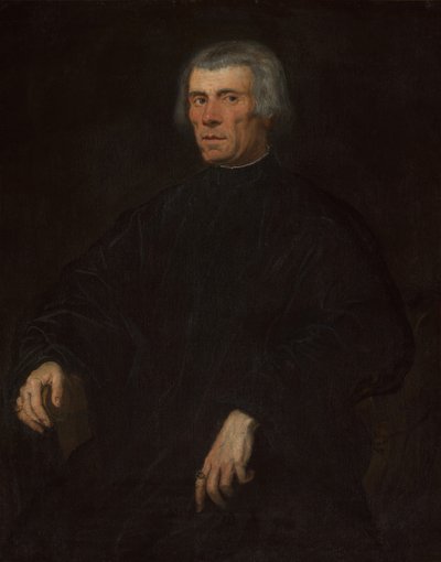 Retrato de um homem, década de 1550. de Jacopo Robusti Tintoretto