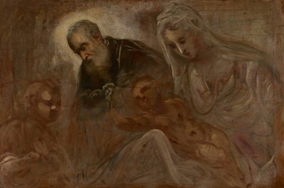 A Sagrada Família com o Jovem São João Batista de Jacopo Tintoretto