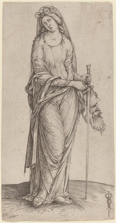 Judith Segurando a Cabeça de Holofernes de Jacopo de