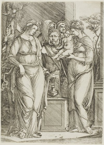 Sacrifício a Príapo, o Prato Grande de Jacopo de
