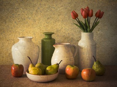 Frutas e flores rústicas de Jacqueline Hammer