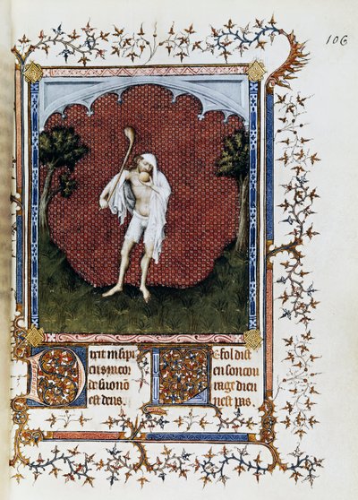 As multidões, miniatura de Jacquemart de Hesdin (1348-1413) de Petites Heures de Jean de France, Duc de Berry, ca 1386 de Jacquemart de Hesdin