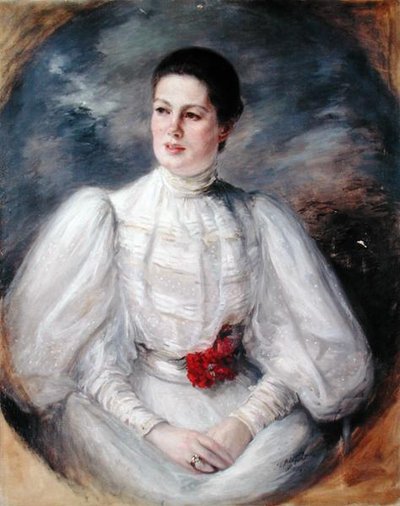 Retrato de uma Mulher de Jacques Emile Blanche