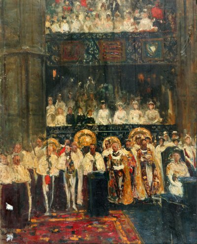 A Coroação de Jorge V de Jacques Emile Blanche