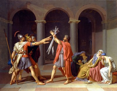 Juramento dos Horatii de Jacques Louis David