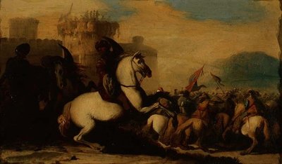 Um Envolvimento de Cavalaria Fora de um Forte de Jacques Courtois