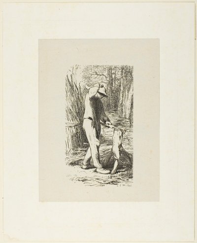 Homem Fazendo Bichas de Jacques Adrien Lavieille