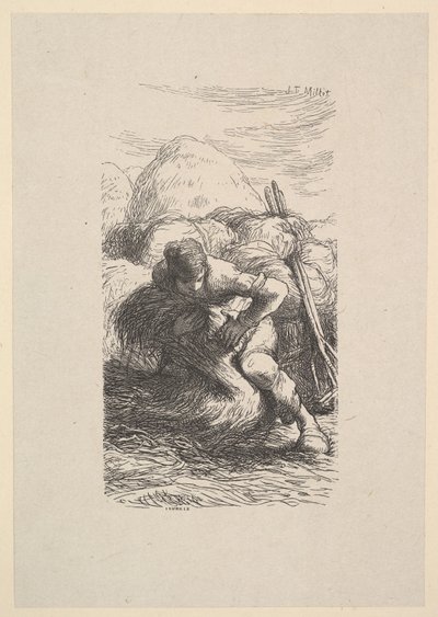 A pasta de maço, 1853. de Jacques Adrien Lavieille