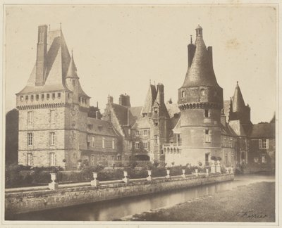 Vista do castelo de Maintenon de Jacques Alexandre Ferrier