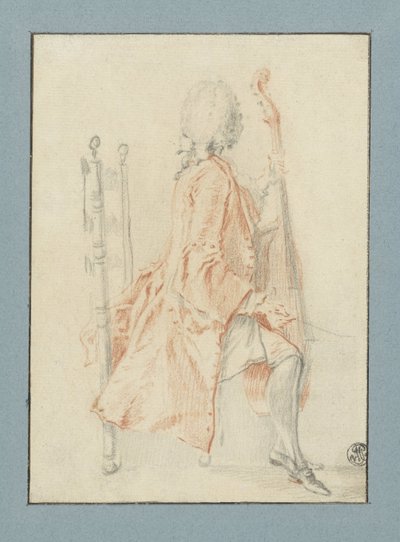 Jogador de gamba de Jacques André Portail
