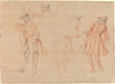 Esboços de um cavalheiro de Jacques André Portail