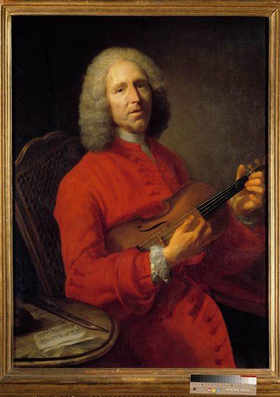 Retrato de Jean-Philippe (Jean philippe) Rameau (1683-1764), compositor francês. Retrato de Jacques Andre Joseph Ave, dit le Camelot ou Avet le Batave (1702-1766). Museu de Belas Artes de Dijon. de Jacques Andre Joseph Camelot Aved