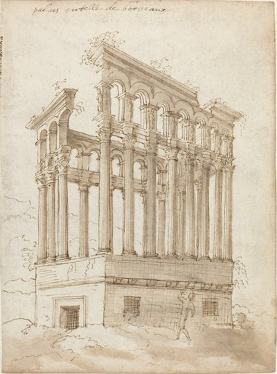 O "Palais Tutelle" perto de Bordeaux de Jacques Androuet Ducerceau I