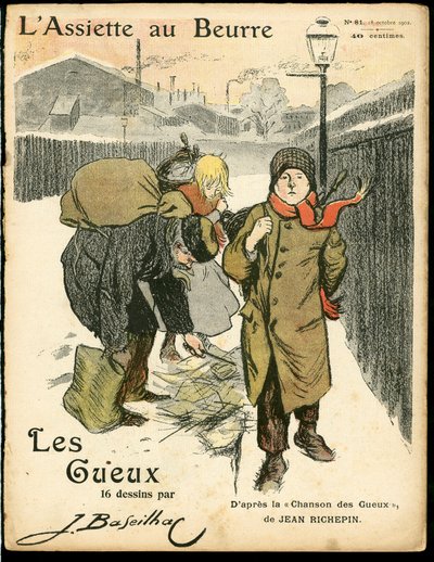 Capa de “” “L’Assiette au Beurre”””, Satírico em Cores de Jacques Baseilhac