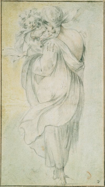 Cigano com criança, início do século XVII. de Jacques Bellange