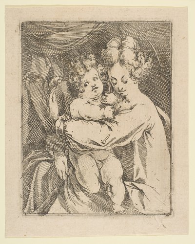 Madona e Criança, 1612-16. de Jacques Bellange