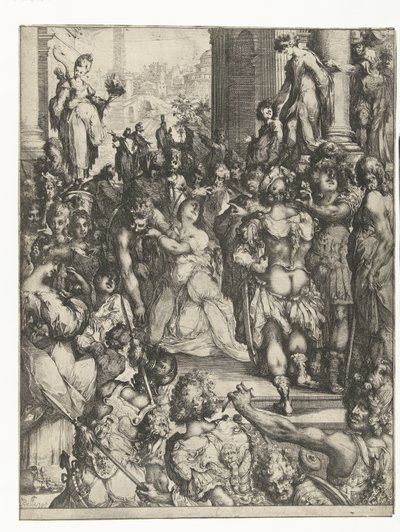 Martírio de Santa Lúcia de Jacques Bellange