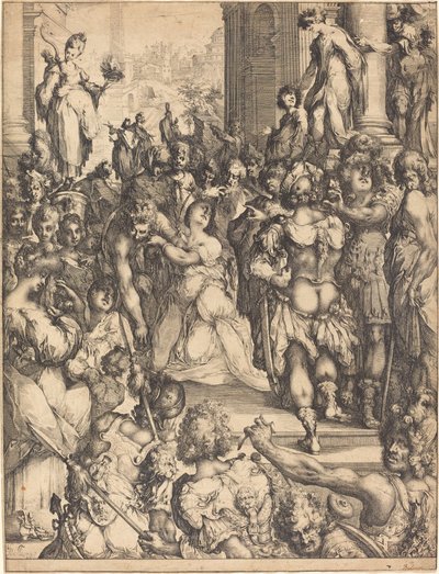 Martírio de Santa Lúcia de Jacques Bellange