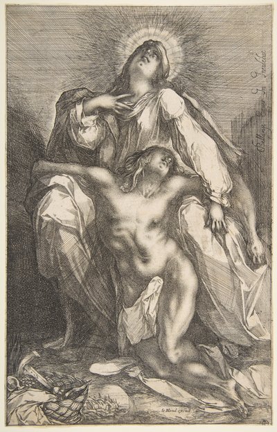 Pietà, 1612-16. de Jacques Bellange