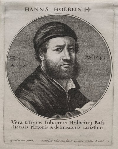 Retrato de Hans Holbein de Jacques Bellange