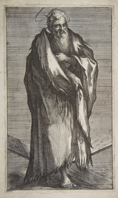 Santo André, 1595-1616. de Jacques Bellange