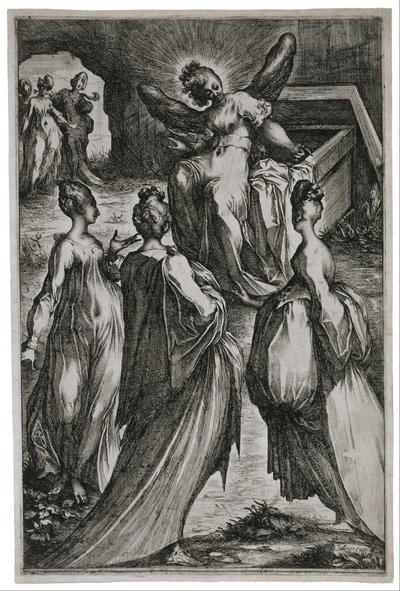 As santas mulheres no Sepulcro de Jacques Bellange