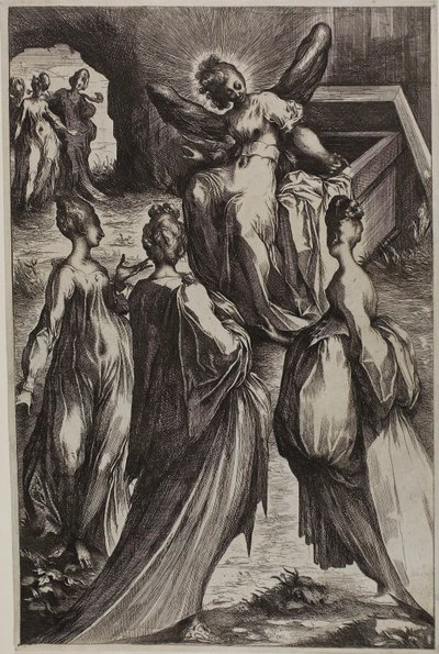 As Três Marias no Túmulo com o Anjo de Jacques Bellange