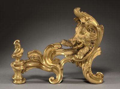 Par de Andirons de Jacques Caffieri