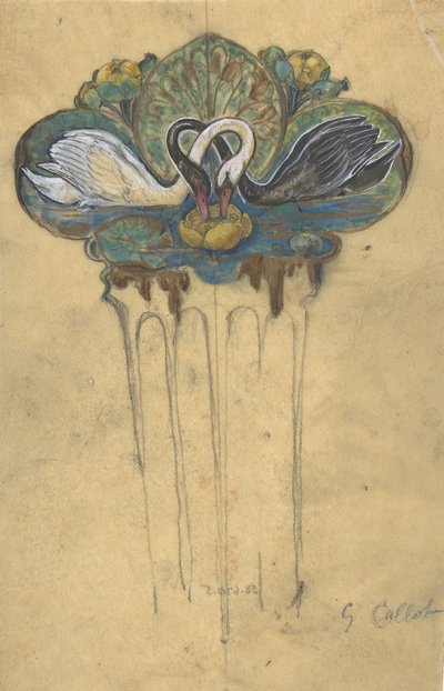 Design para um pente de cabelo, s.d.. de Jacques Caillot