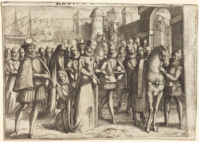 Chegada a Valência [recto] de Jacques Callot