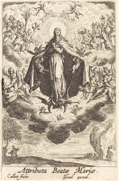 Atributos da Virgem de Jacques Callot