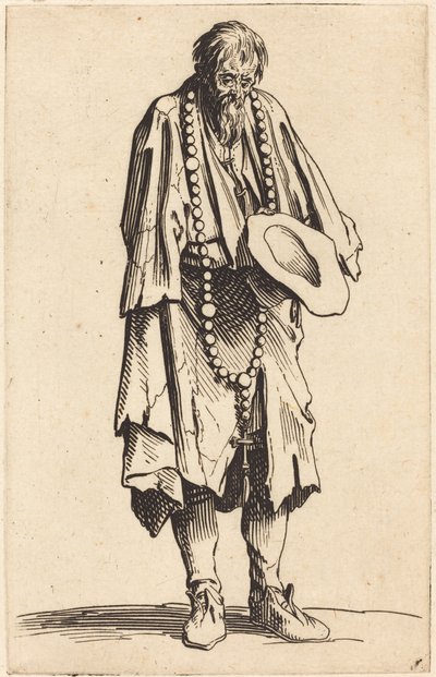 Mendigo com Rosário de Jacques Callot