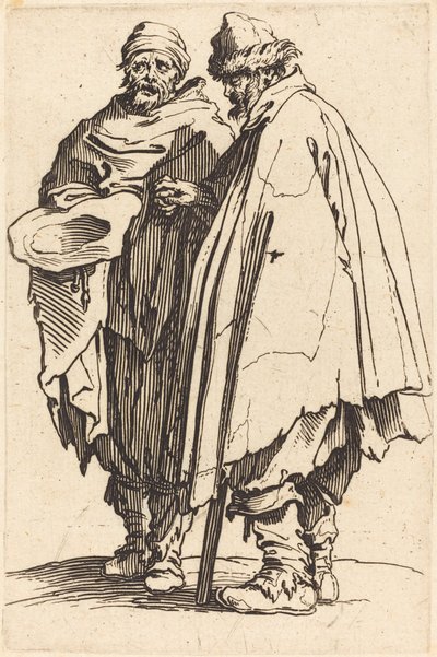 Mendigo Cego e Companheiro de Jacques Callot